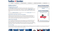 Desktop Screenshot of faultlessinventors.com